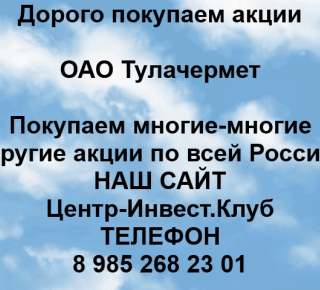 Покупка акций ОАО Тулачермет